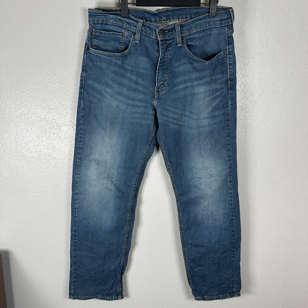 Levis 559 Jeans Mens Size‎ 34x30 Medium Wash Blue Relaxed Straight Leg Fit Denim